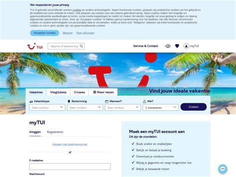 tui inloggen account.